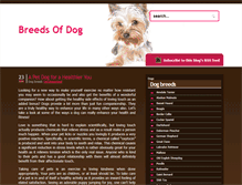 Tablet Screenshot of breedsofdog.org